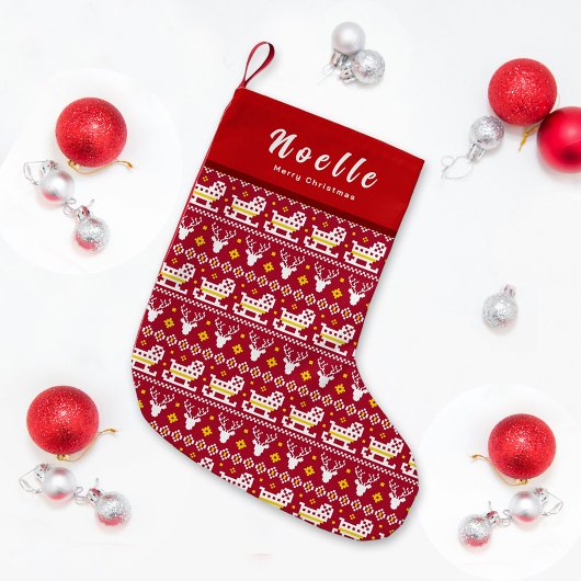 クリスマス用ストッキング スモールクリスマスストッキング