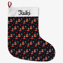 クリスマス用ストッキング ラージクリスマスストッキング