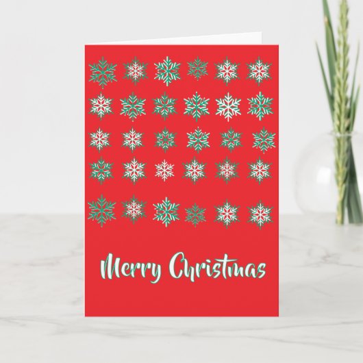 クリスマス用スローピロー カード (正面)