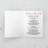 クリスマス用チョコレートキャンディレシピ シーズンカード (内部)