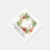 クリスマス用テニスパーティー スタンダードカクテルナプキン (角)