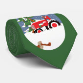 クリスマス用トラクター ネクタイ (ロール)