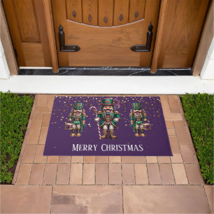 クリスマス用ドアマット-くるみ割り人形 ドアマット