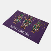 クリスマス用ドアマット-くるみ割り人形 ドアマット (アングル)