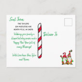 クリスマス用ノーム, ソーシャルディスタンシングホリデー シーズンポストカード (裏面)