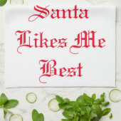 クリスマス用ハンドタオル キッチンタオル (折り畳み)