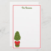 クリスマス用パーソナライズされた文具 (正面/裏面)