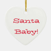 クリスマス用ベビーオーナメント セラミックオーナメント (正面)