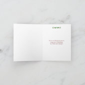 クリスマス用ヤドリギ シーズンカード (内部)