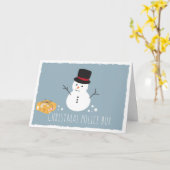 クリスマス用交番カード カード (黄色い花)