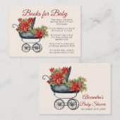 クリスマス用台車本ベビー エンクロージャーカード (正面/裏面)