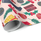 クリスマス用品のパターン ラッピングペーパー (ロールコーナー)