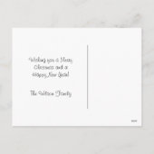 クリスマス用挨拶はがき シーズンポストカード (裏面)