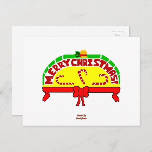 クリスマス用挨拶はがき シーズンポストカード (正面/裏面)