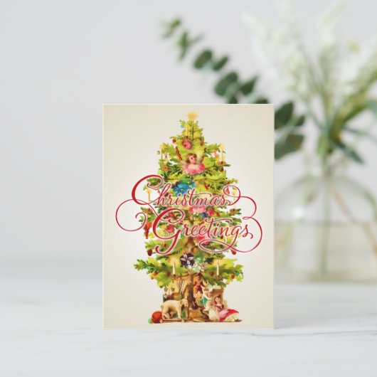 クリスマス用挨拶はがき シーズンポストカード (スタンド正面)