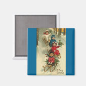 クリスマス用旋回磁石 マグネット (正面/裏面)