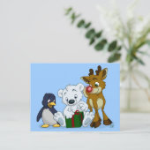 クリスマス用眼鏡 シーズンポストカード (スタンド正面)