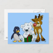 クリスマス用眼鏡 シーズンポストカード (正面/裏面)