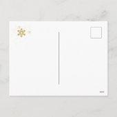 クリスマス用赤いボーブル、トウヒ、コーン シーズンポストカード (裏面)