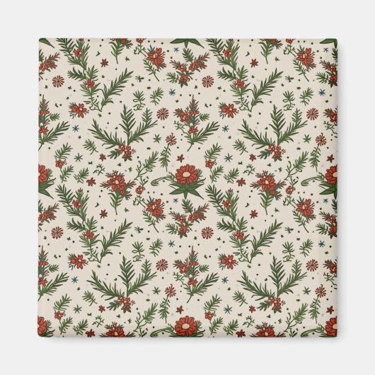 クリスマス用2インチ角磁石 マグネット (正面)