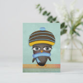 クリスマス男らしの挨拶 シーズンポストカード (スタンド正面)