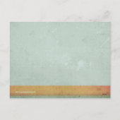 クリスマス男らしの挨拶 シーズンポストカード (裏面)