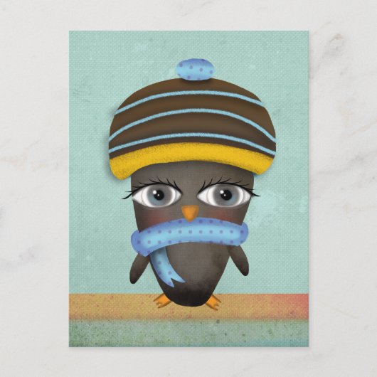 クリスマス男らしの挨拶 シーズンポストカード (正面)