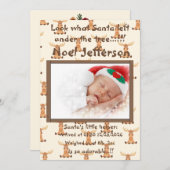 クリスマス男女兼用新着 案内状 (正面/裏面)