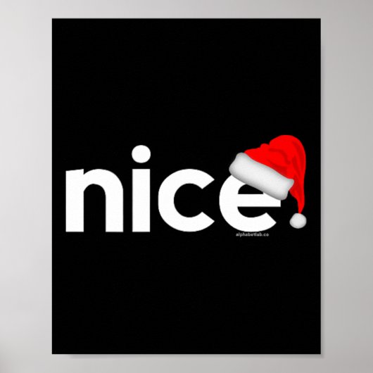 クリスマス男性へ女子キッズニースクリスマスアイディア ポスター (正面)