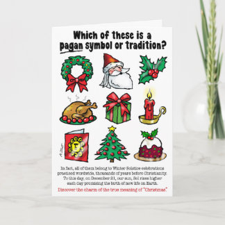 クリスマス異教の シーズンカード