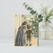 クリスマス疑問に思のクリスマスグリーティング シーズンポストカード (スタンド正面)