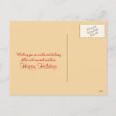 クリスマス疑問に思のクリスマスグリーティング シーズンポストカード (裏面)