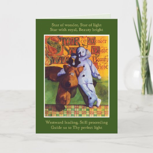 クリスマス疑問に思のメモ シーズンカード (正面)