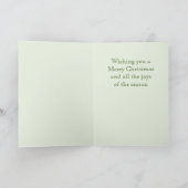 クリスマス疑問に思のメモ シーズンカード (内部)