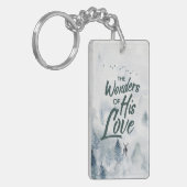 クリスマス疑問に思の愛の恵み キーホルダー (正面左)