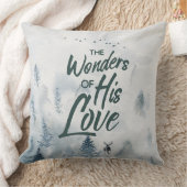 クリスマス疑問に思の愛の恵み クッション (ブランケット)