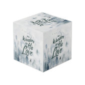 クリスマス疑問に思の愛の恵み フォトキューブ (裏面アングル)