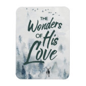 クリスマス疑問に思の愛の恵み マグネット (縦)