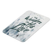 クリスマス疑問に思の愛の恵み マグネット (左側)