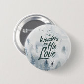 クリスマス疑問に思の愛の恵み 缶バッジ (正面&裏面)