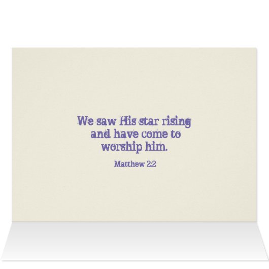 クリスマス疑問に思クリスチャンアートバイブル引用文の星 (内部横(上))