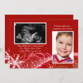 クリスマス疑問に思ホリデーカード シーズンカード (正面/裏面)