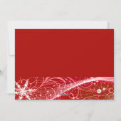 クリスマス疑問に思ホリデーカード シーズンカード (裏面)