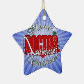 クリスマス病理医 セラミックオーナメント (右)