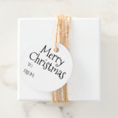 クリスマス白黒から可愛空白のい フェイバータグ (インサイチュ)