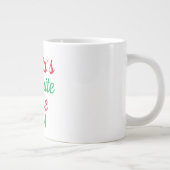 クリスマス看護師サンタの感謝のプレゼント ジャンボコーヒーマグカップ (右)