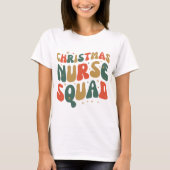 クリスマス看護師チーム Tシャツ (正面)