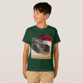 クリスマス眠いオッター Tシャツ (正面フル)