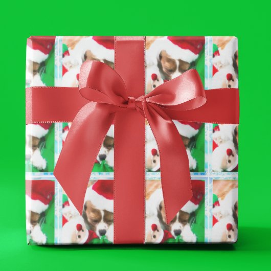 クリスマス眠る騎士の王シャルルパピー ラッピングペーパー