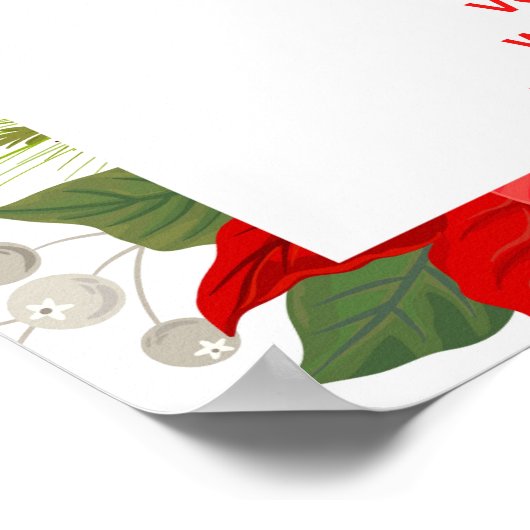 クリスマス瞑想a-z ポスター (角)